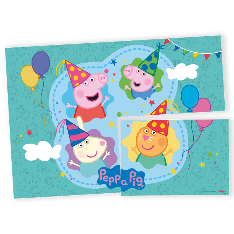 Quadro decorativo A4 Desenho Peppa Pig Serie