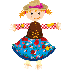 PERSONAGEM ARTICULADO ESPANTALHA ARRAIA 01 un.