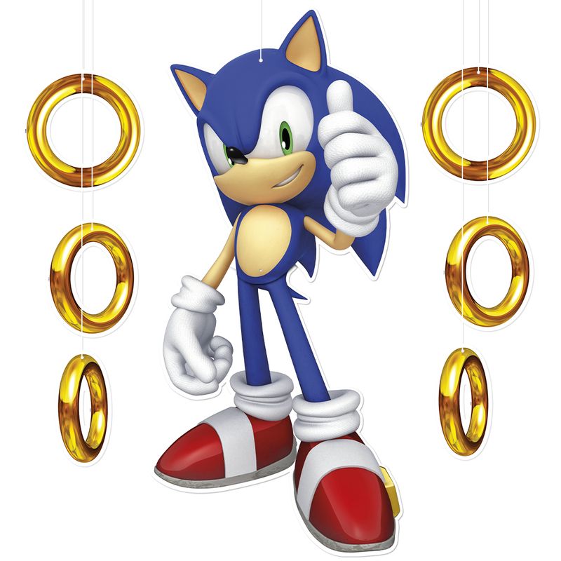 Personagem Articulado Sonic Regina Festas